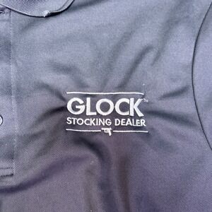 Glock Firearms Polo Shirt Mens XL Gray Short Sleeve Casual Essential Trendy